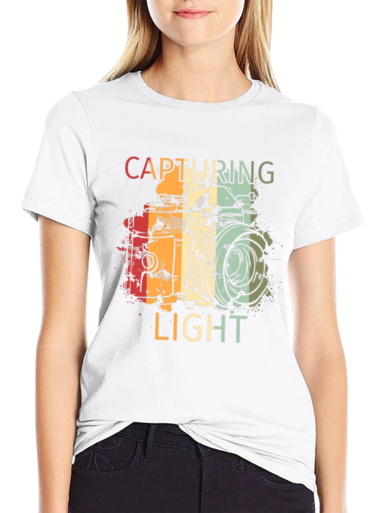 Vintage Camera Graphic T-Shirt - Capturing Light