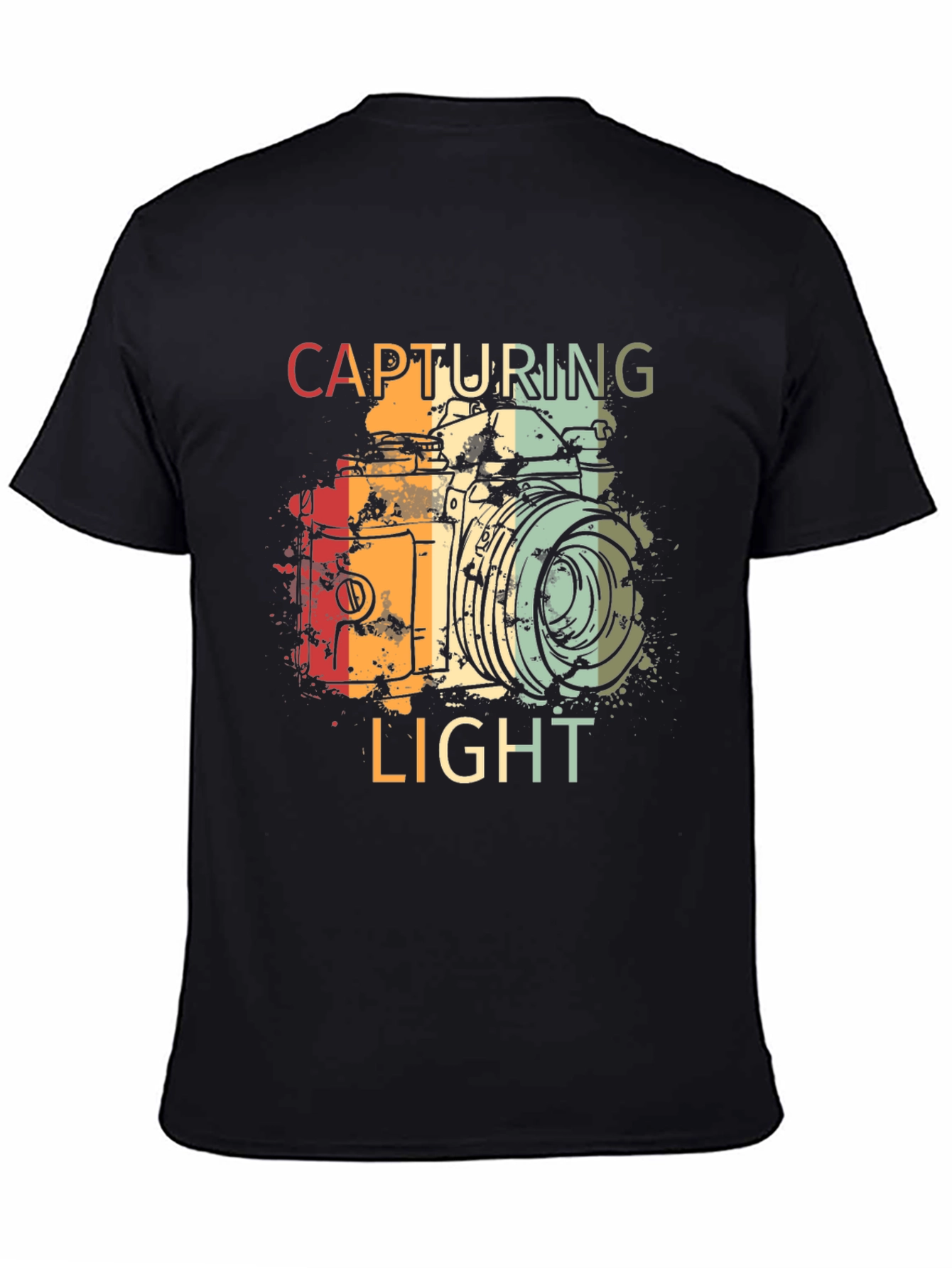 Vintage Camera Graphic T-Shirt - Capturing Light