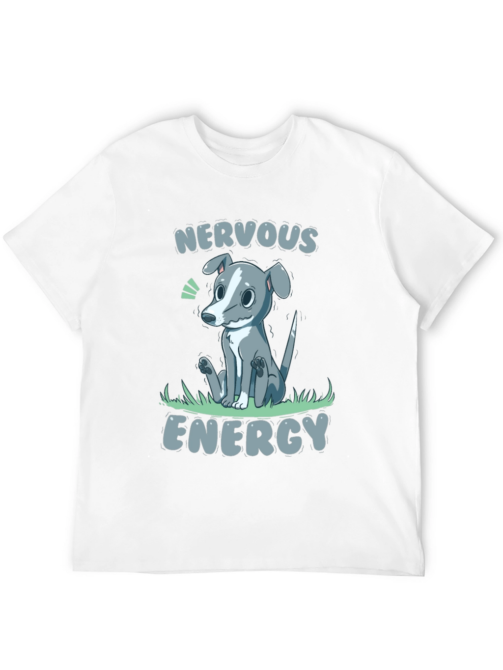 Nervous Energy Dog Graphic Tee - Unisex Black T-Shirt