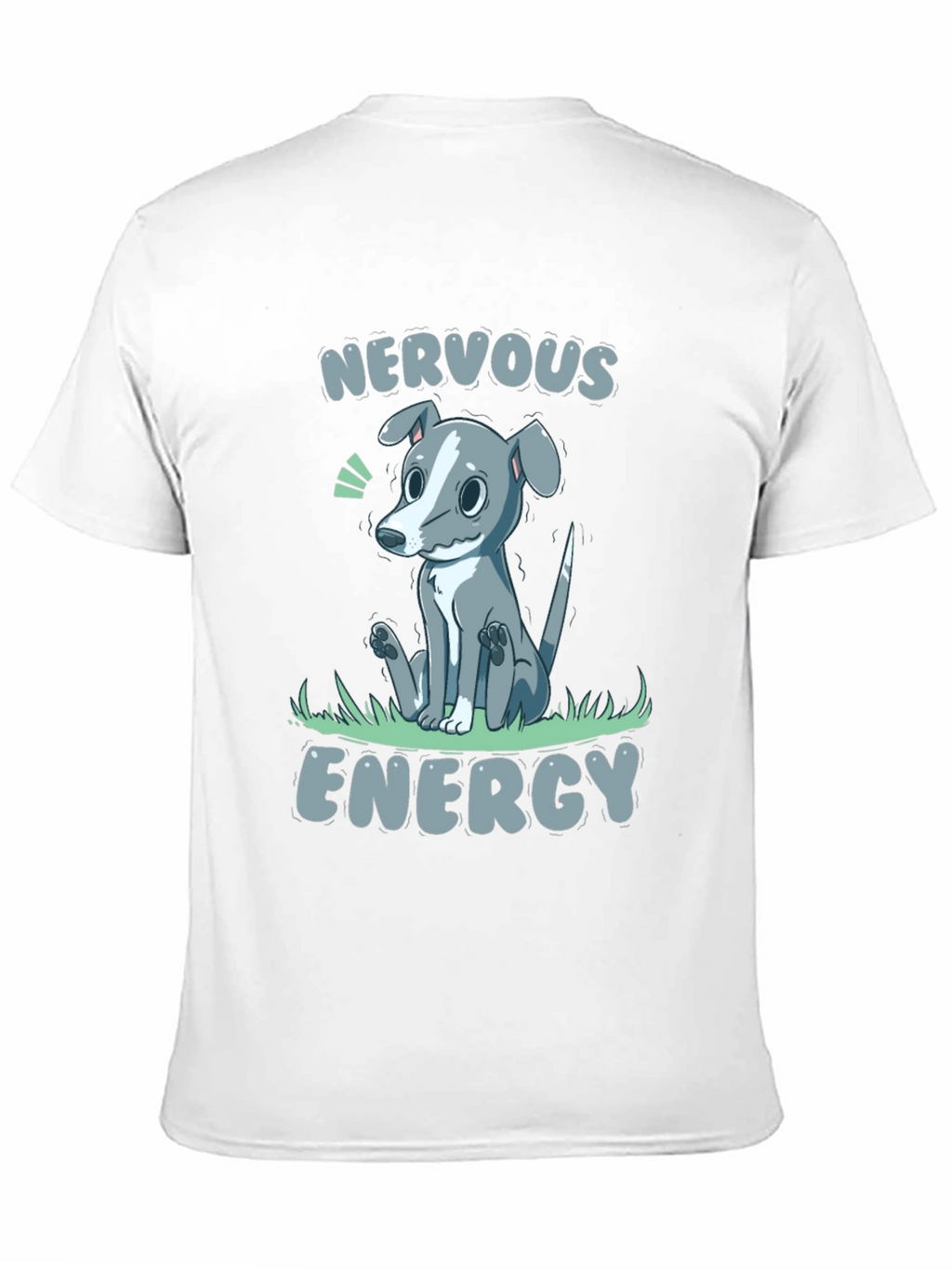 Nervous Energy Dog Graphic Tee - Unisex Black T-Shirt