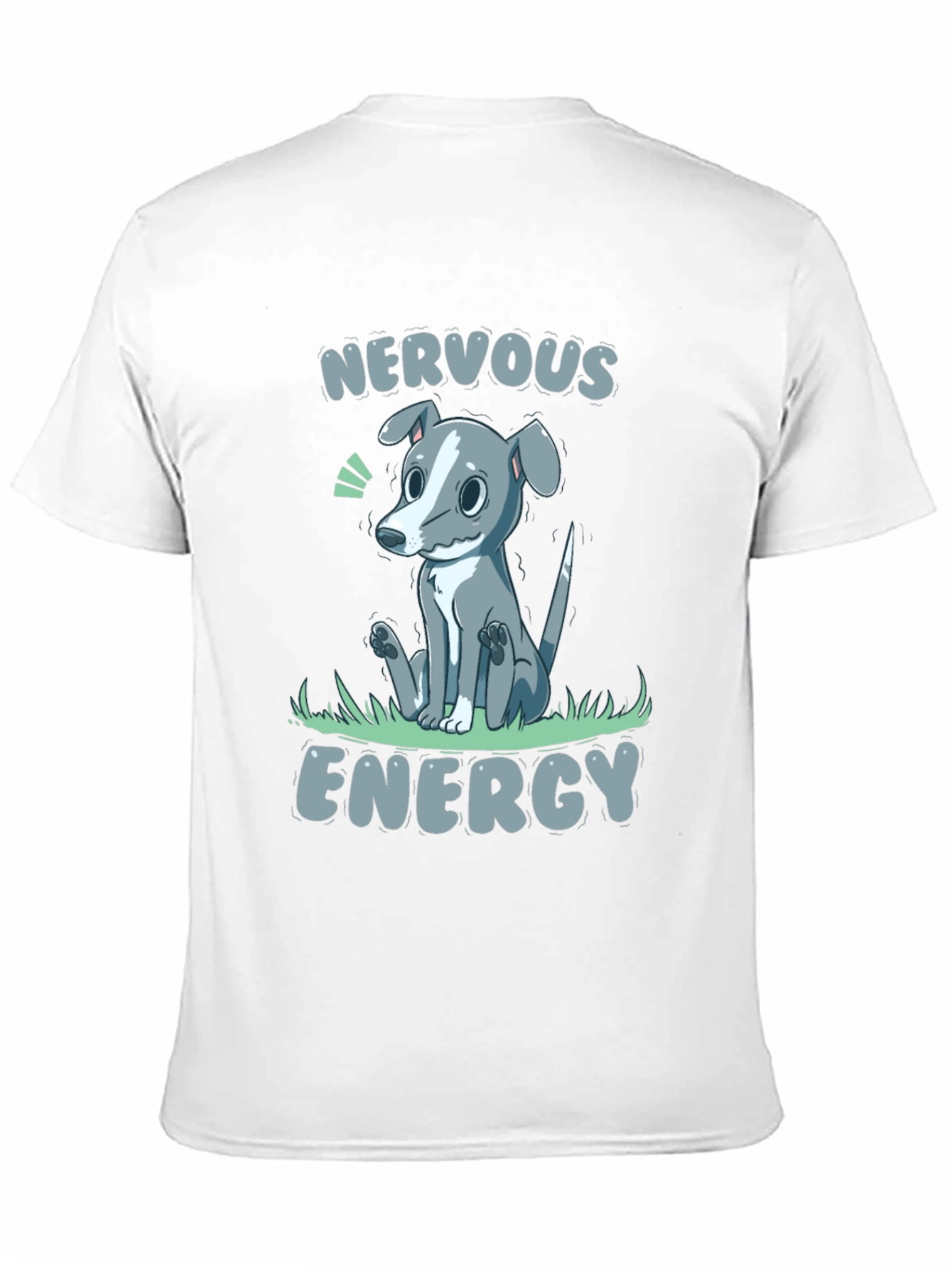Nervous Energy Dog Graphic Tee - Unisex Black T-Shirt