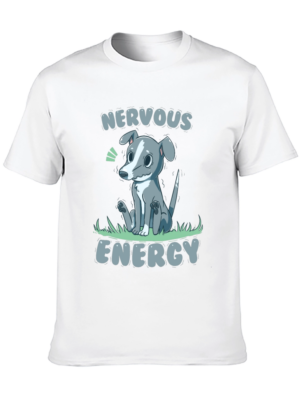 Nervous Energy Dog Graphic Tee - Unisex Black T-Shirt