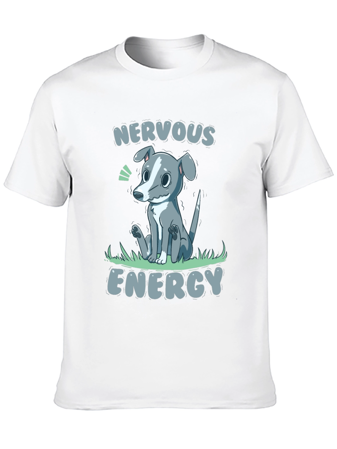 Nervous Energy Dog Graphic Tee - Unisex Black T-Shirt