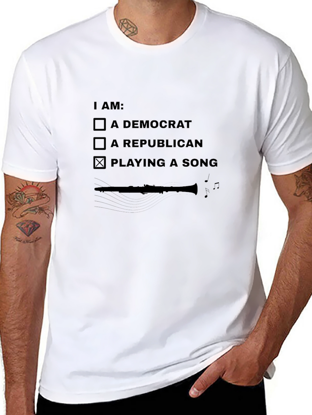 I Am: Playing A Song Novelty T-Shirt