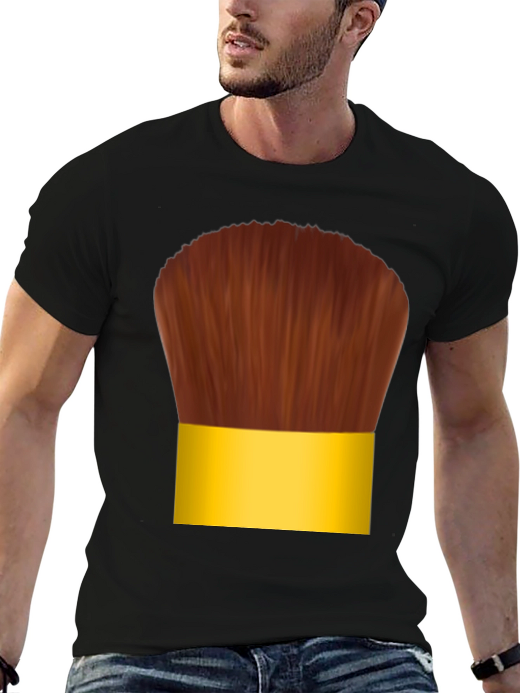 Makeup Brush Graphic T-Shirt - Unique Style