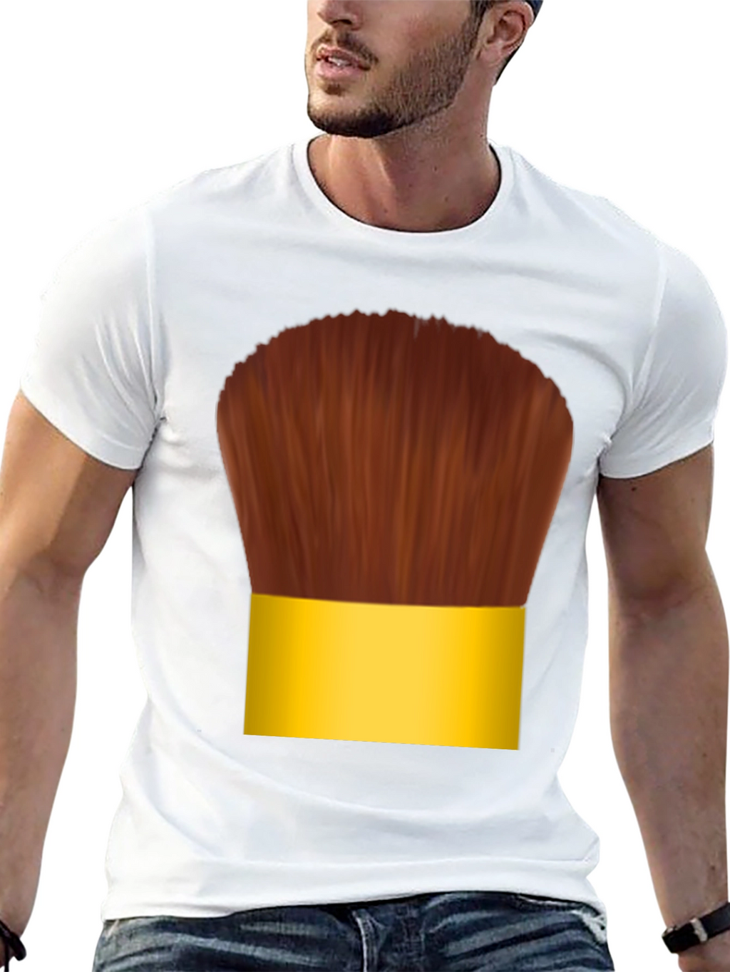 Makeup Brush Graphic T-Shirt - Unique Style