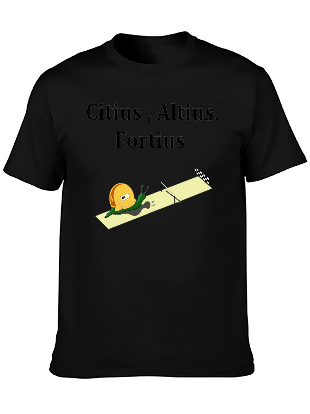 Citius Altius Fortius Snail Graphic Tee