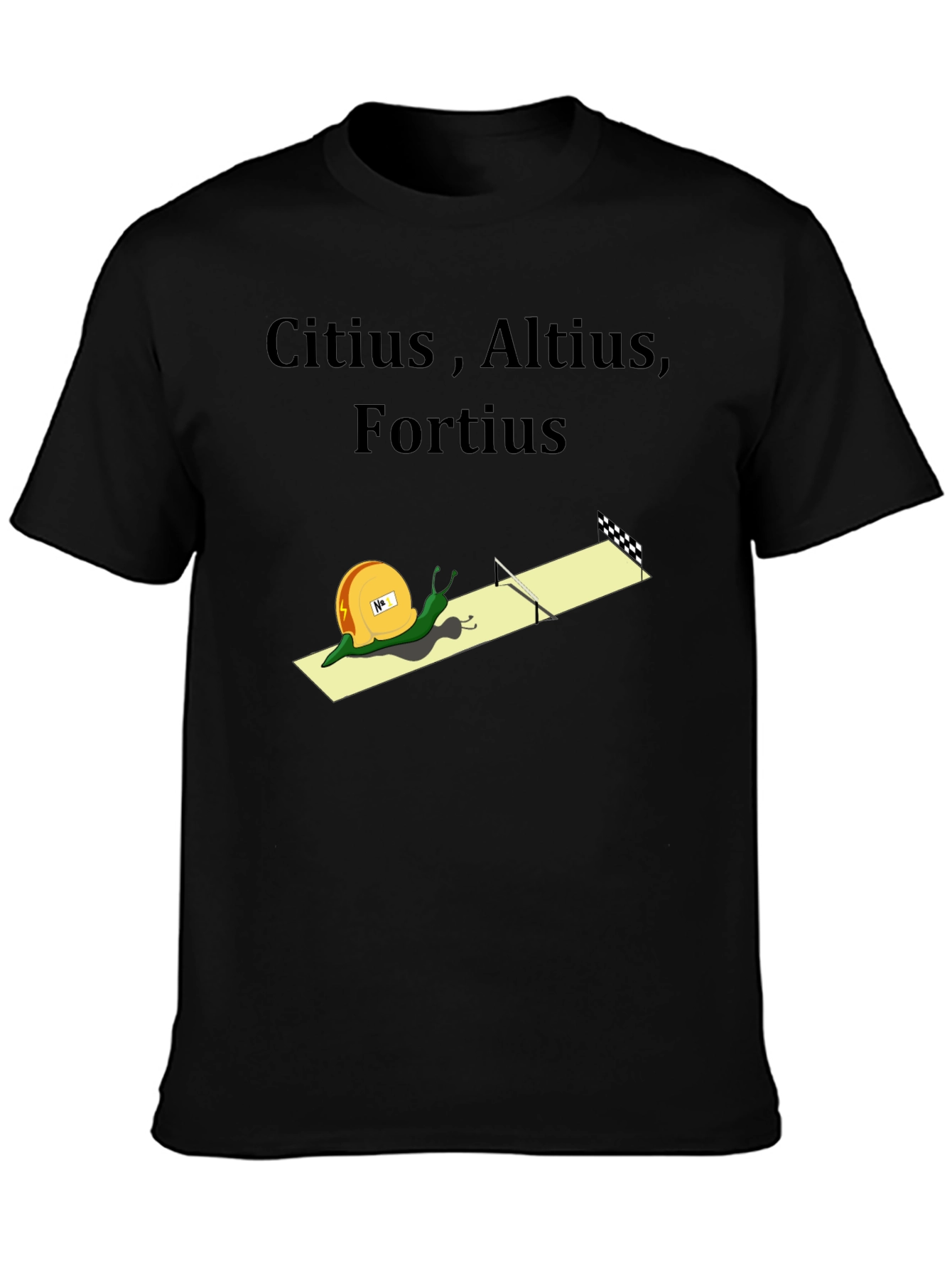 Citius Altius Fortius Snail Graphic Tee
