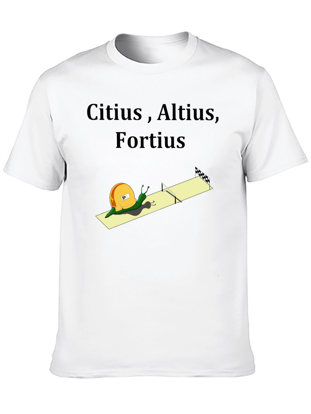 Citius Altius Fortius Snail Graphic Tee