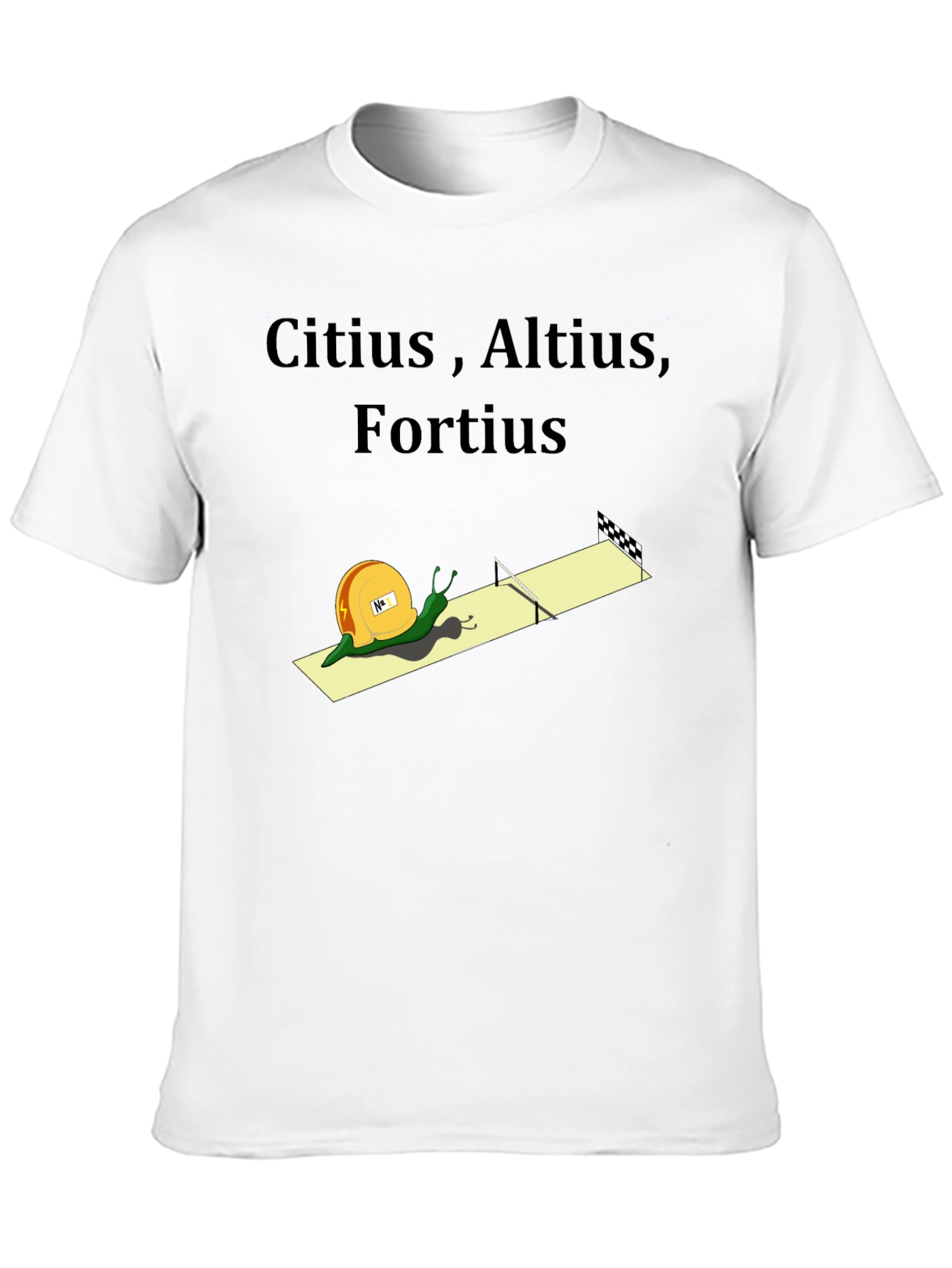 Citius Altius Fortius Snail Graphic Tee