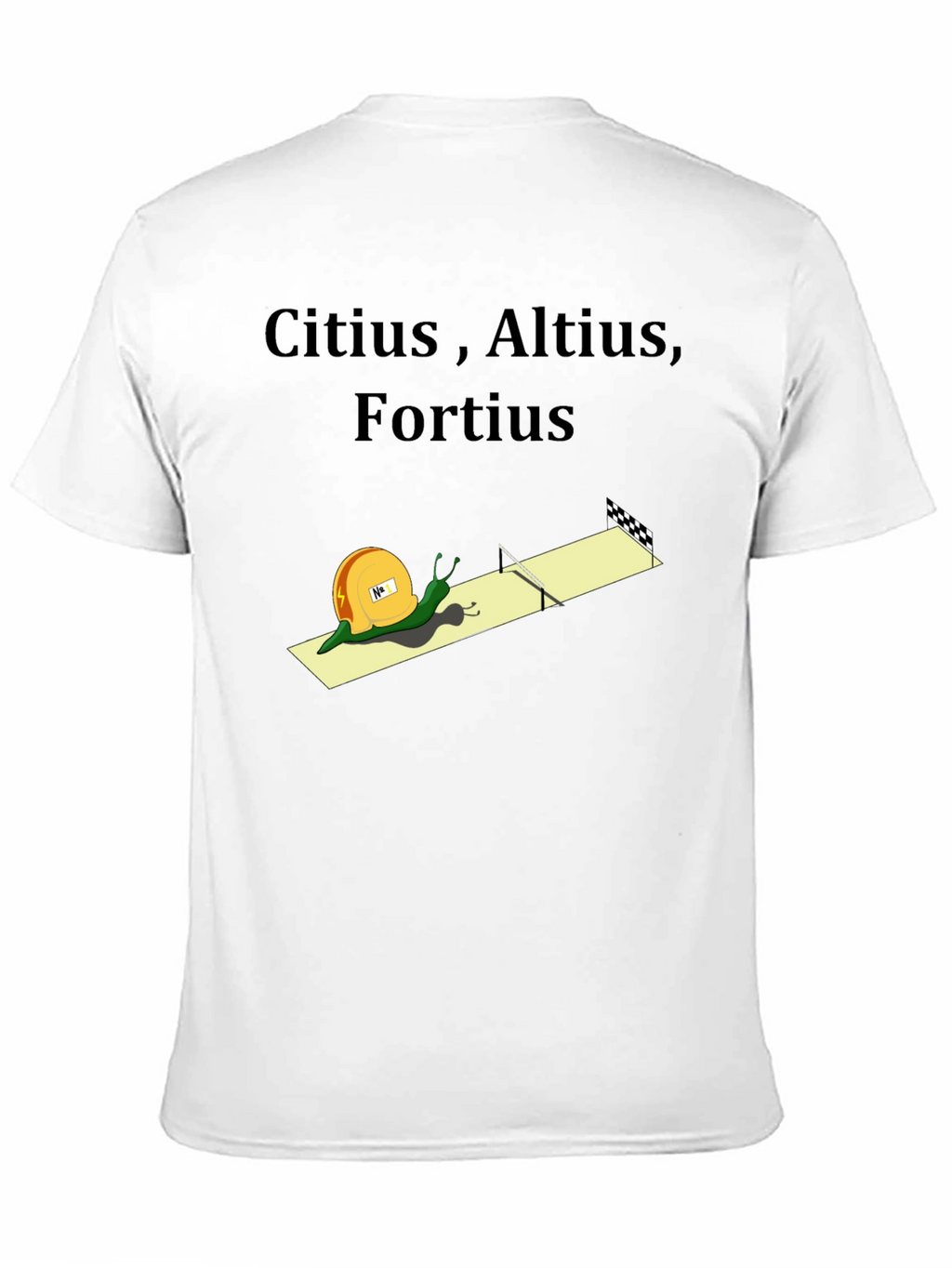 Citius Altius Fortius Snail Graphic Tee