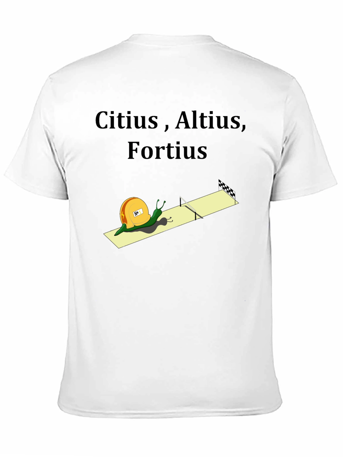 Citius Altius Fortius Snail Graphic Tee