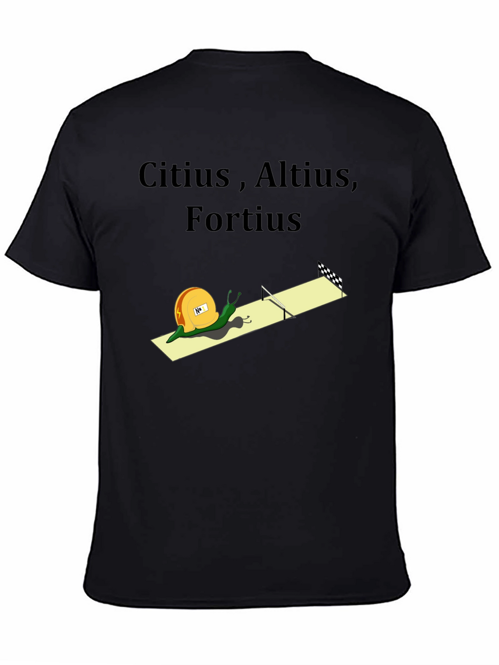 Citius Altius Fortius Snail Graphic Tee