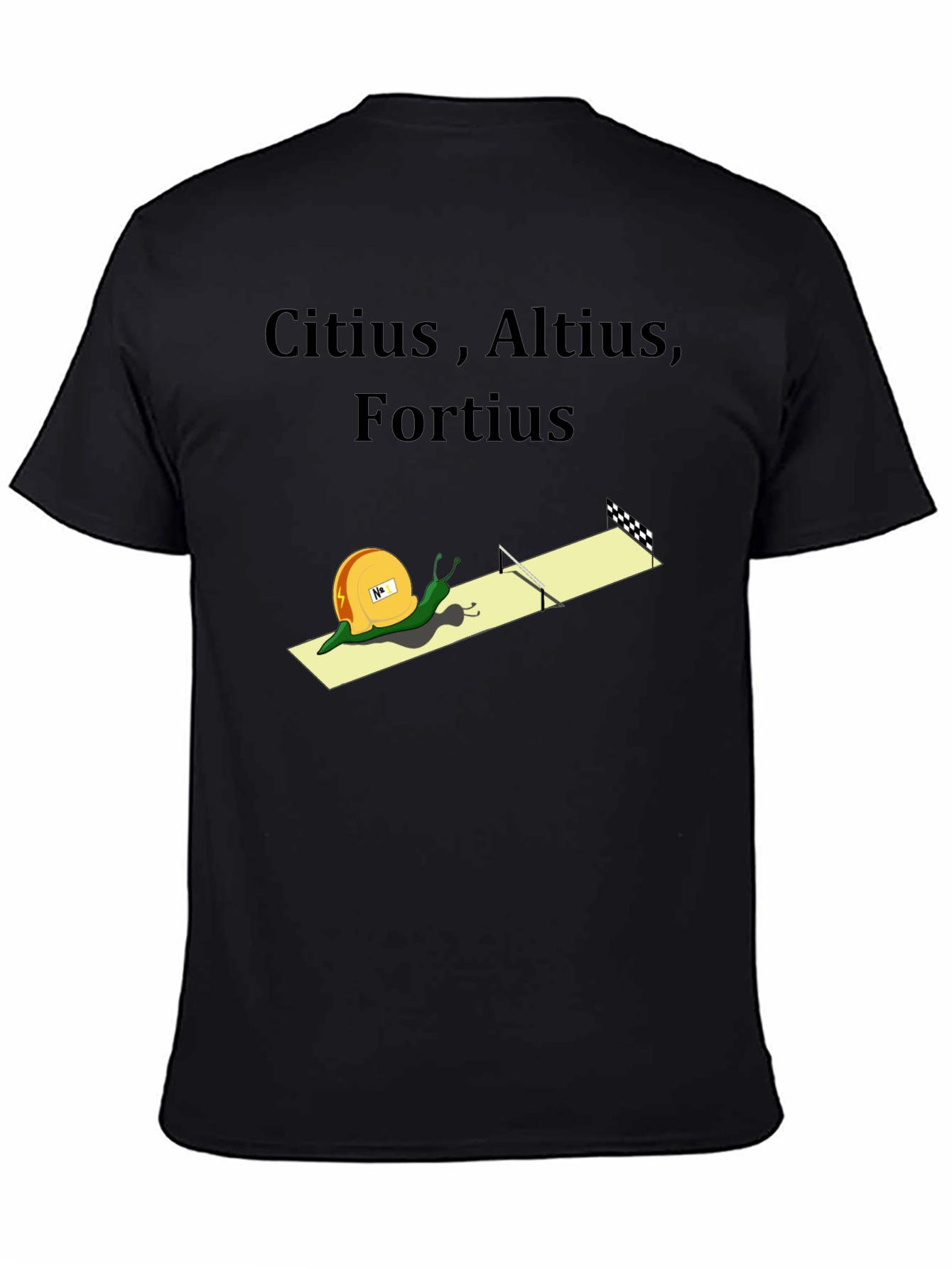 Citius Altius Fortius Snail Graphic Tee