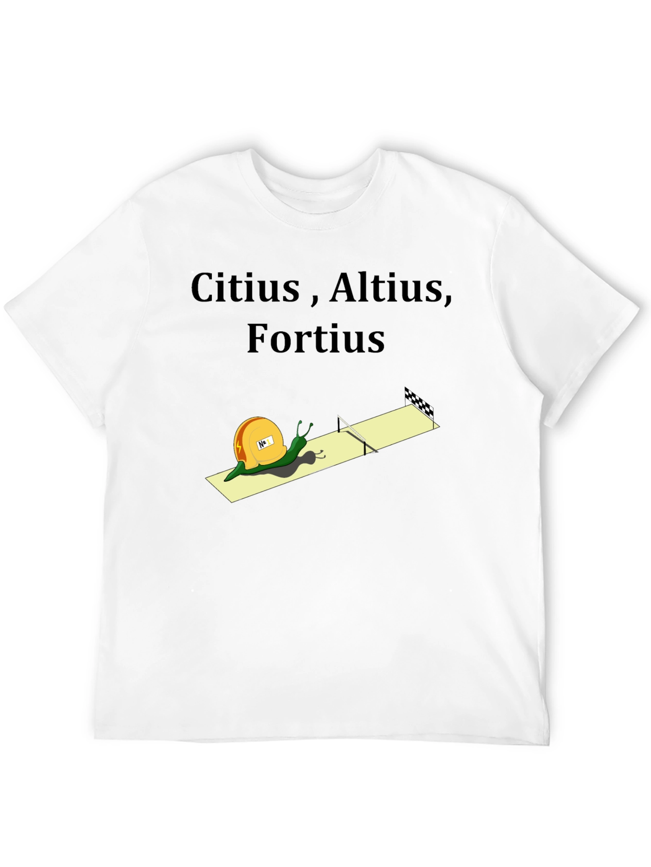Citius Altius Fortius Snail Graphic Tee