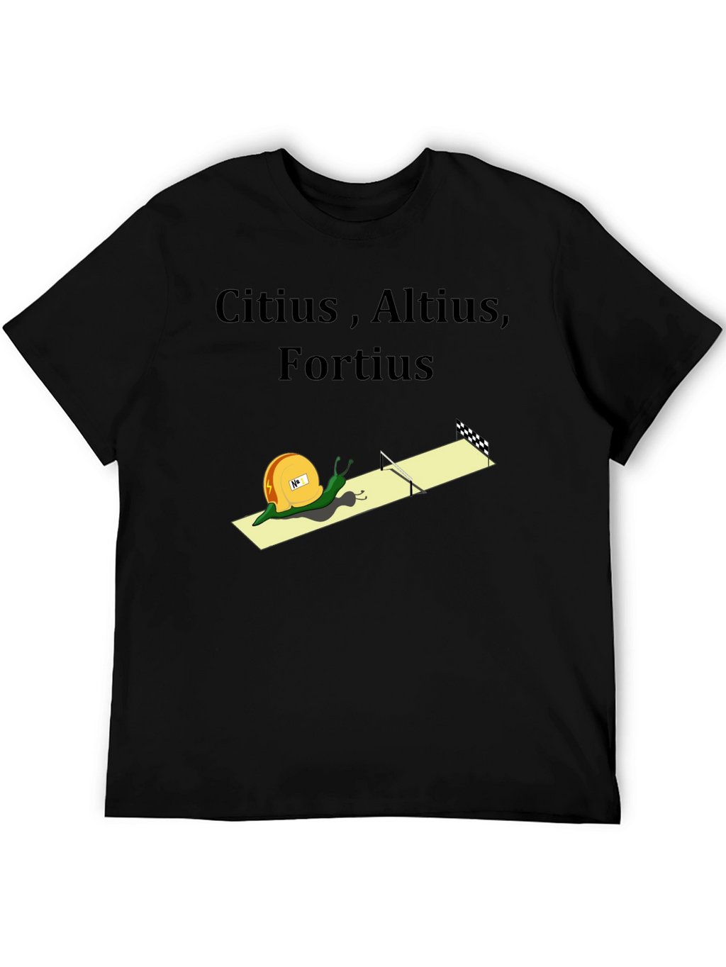 Citius Altius Fortius Snail Graphic Tee
