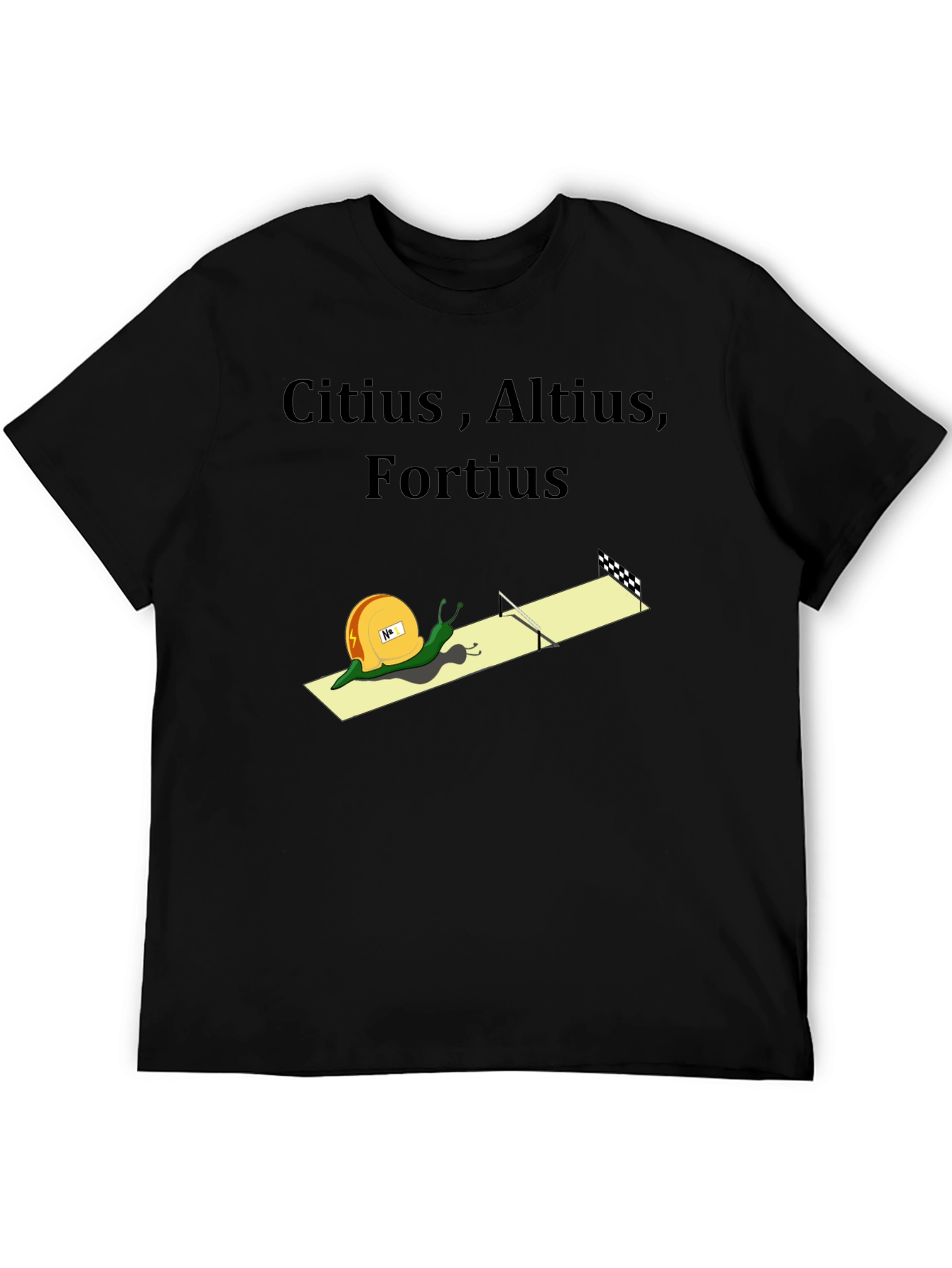 Citius Altius Fortius Snail Graphic Tee