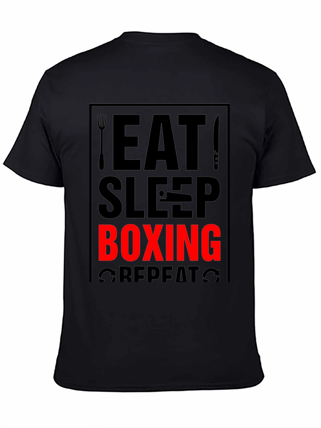 Eat Sleep Boxing Repeat Graphic Tee