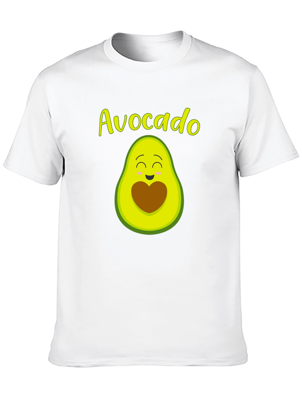 Avocado Heart Graphic T-Shirt