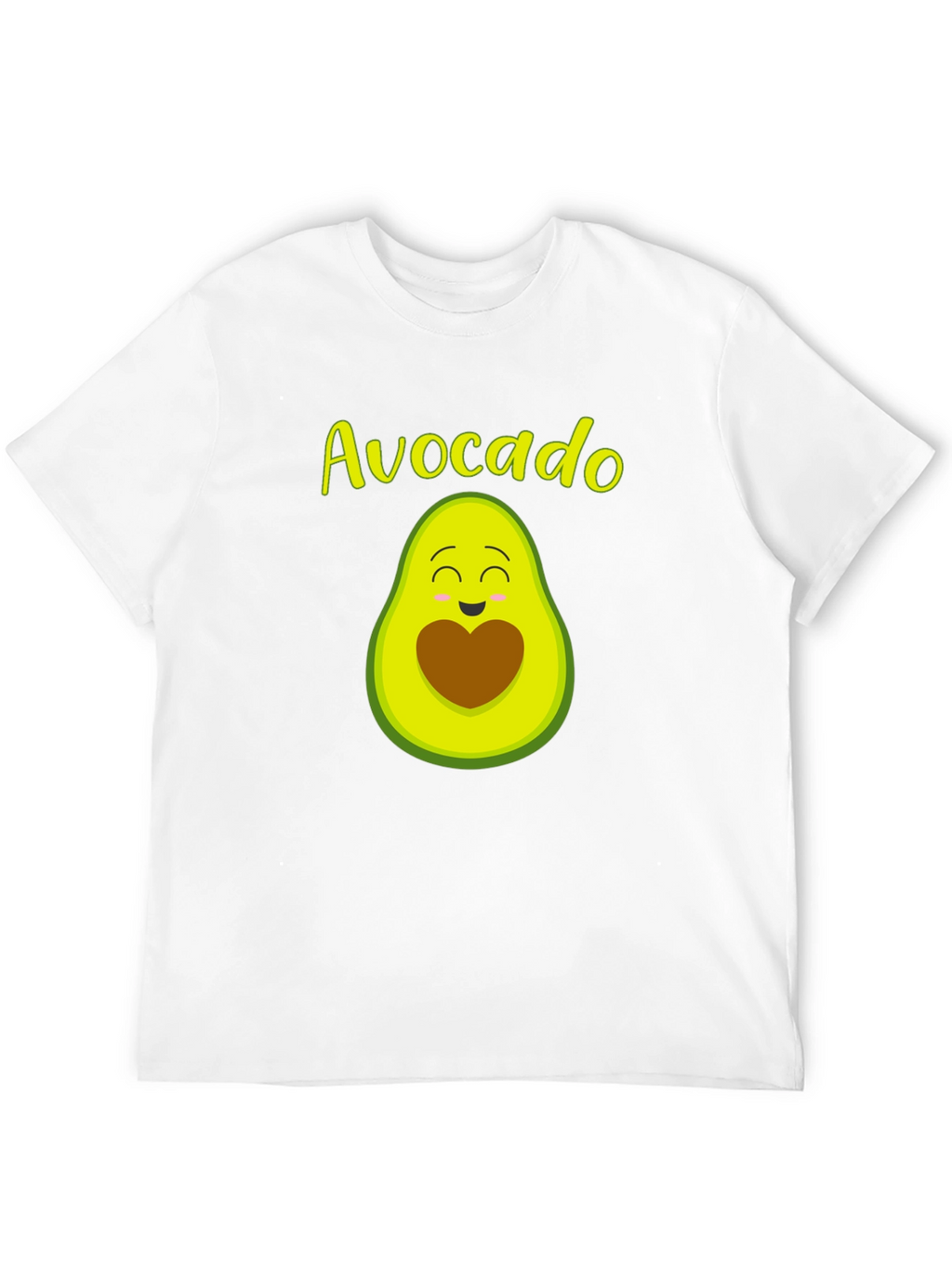 Avocado Heart Graphic T-Shirt
