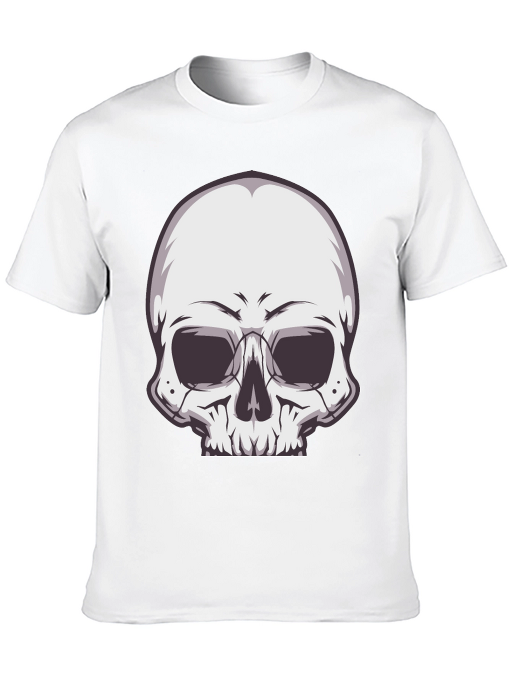 Skull Graphic Tee - Stylish Black T-Shirt
