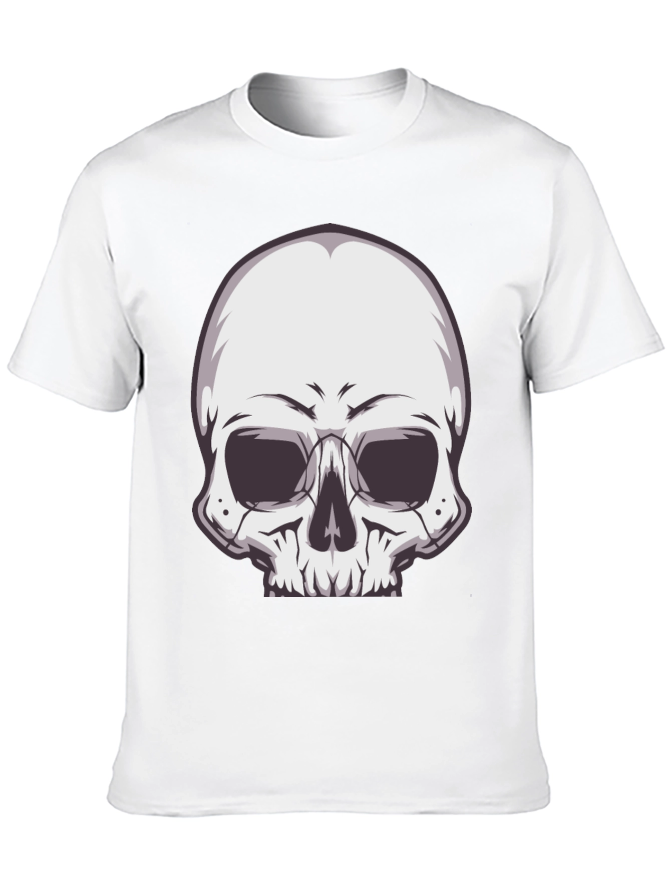Skull Graphic Tee - Stylish Black T-Shirt