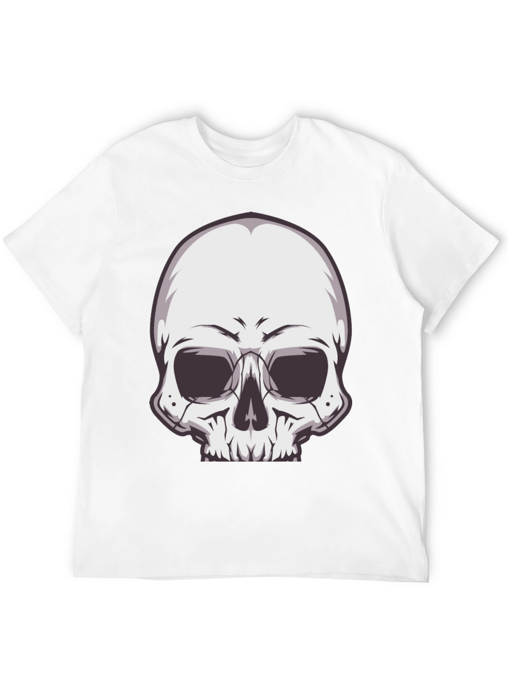 Skull Graphic Tee - Stylish Black T-Shirt