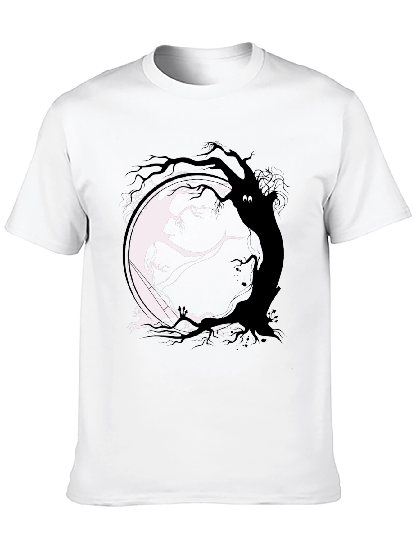 Yin Yang Tree Graphic Tee - Balance & Style