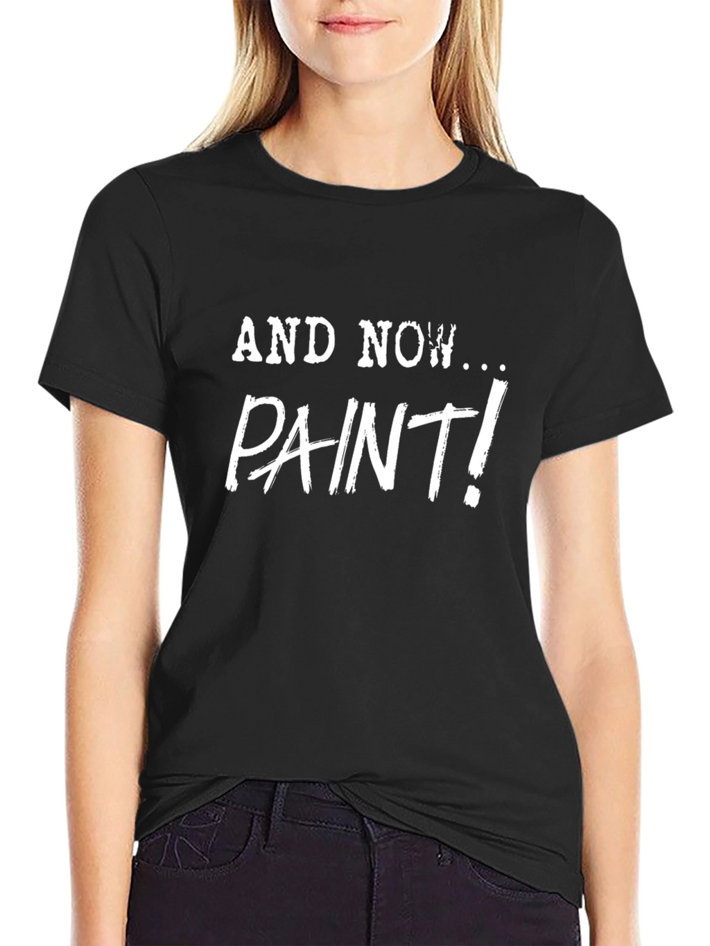 And Now... Paint! Graphic Print Tee