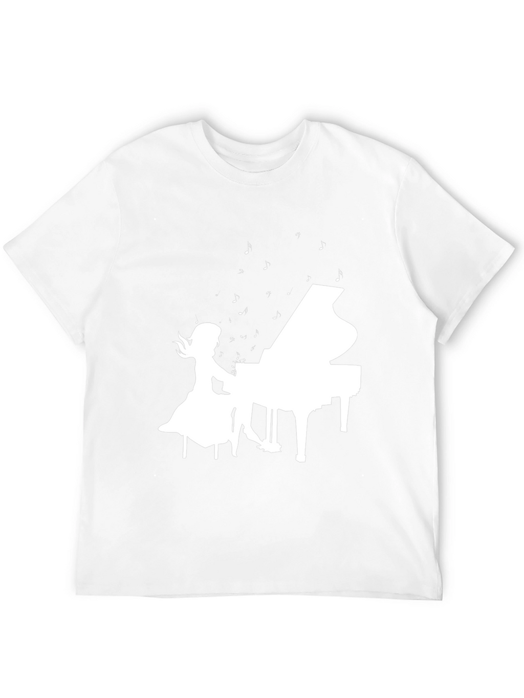 Piano Girl Graphic Tee - Musicians Style
