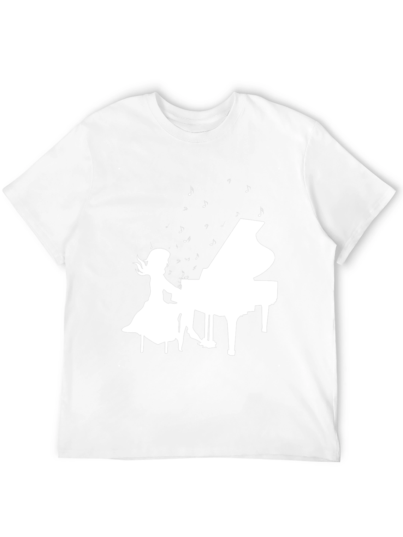 Piano Girl Graphic Tee - Musicians Style