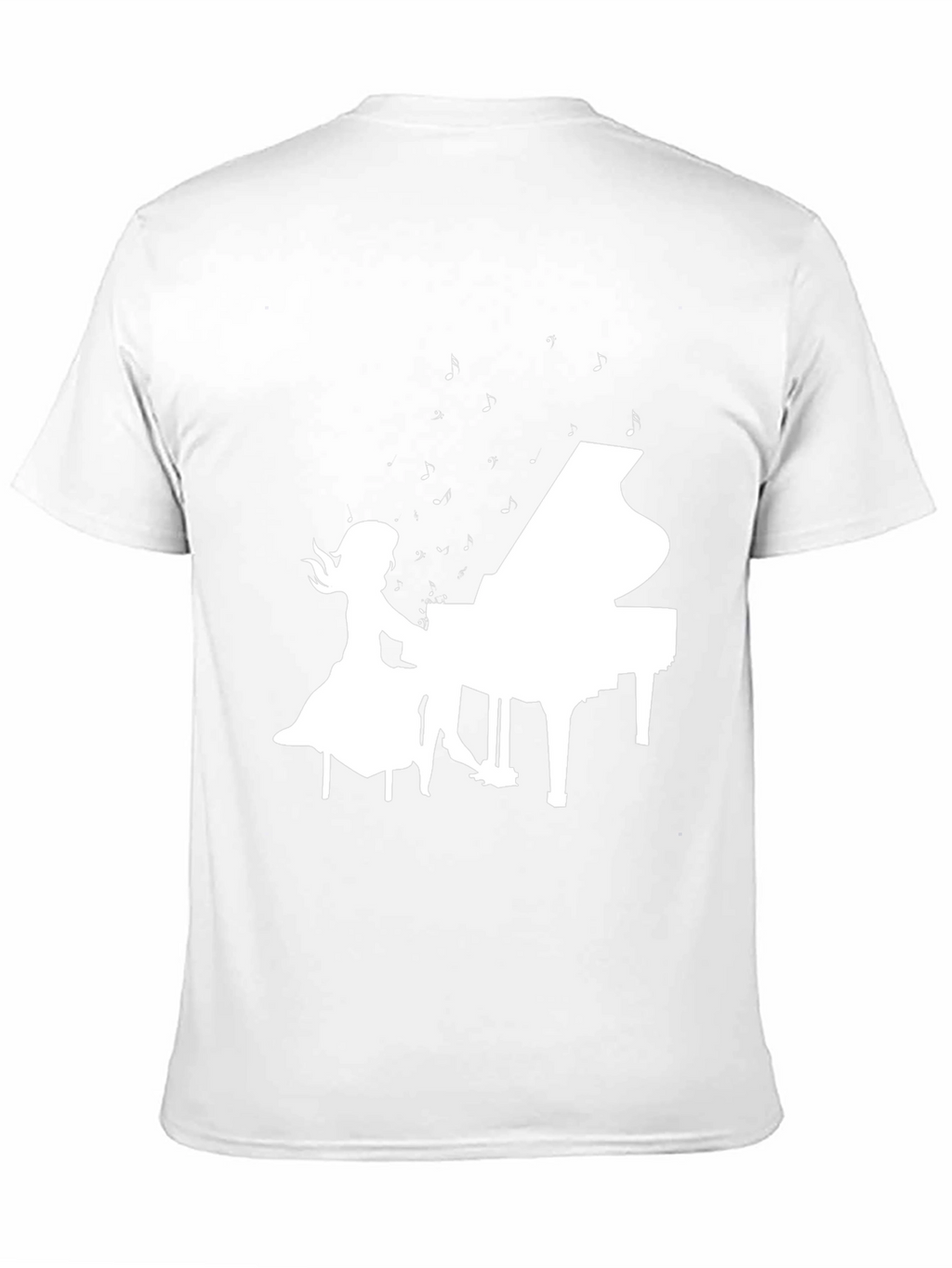 Piano Girl Graphic Tee - Musicians Style