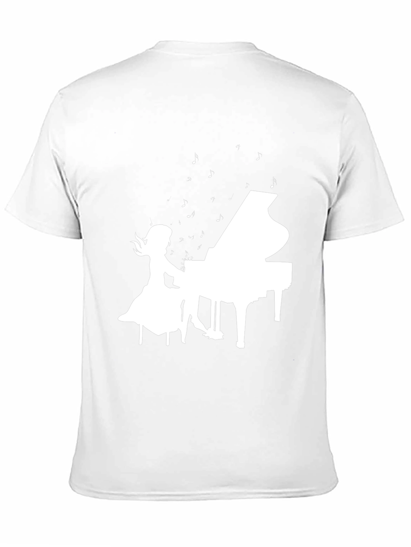 Piano Girl Graphic Tee - Musicians Style