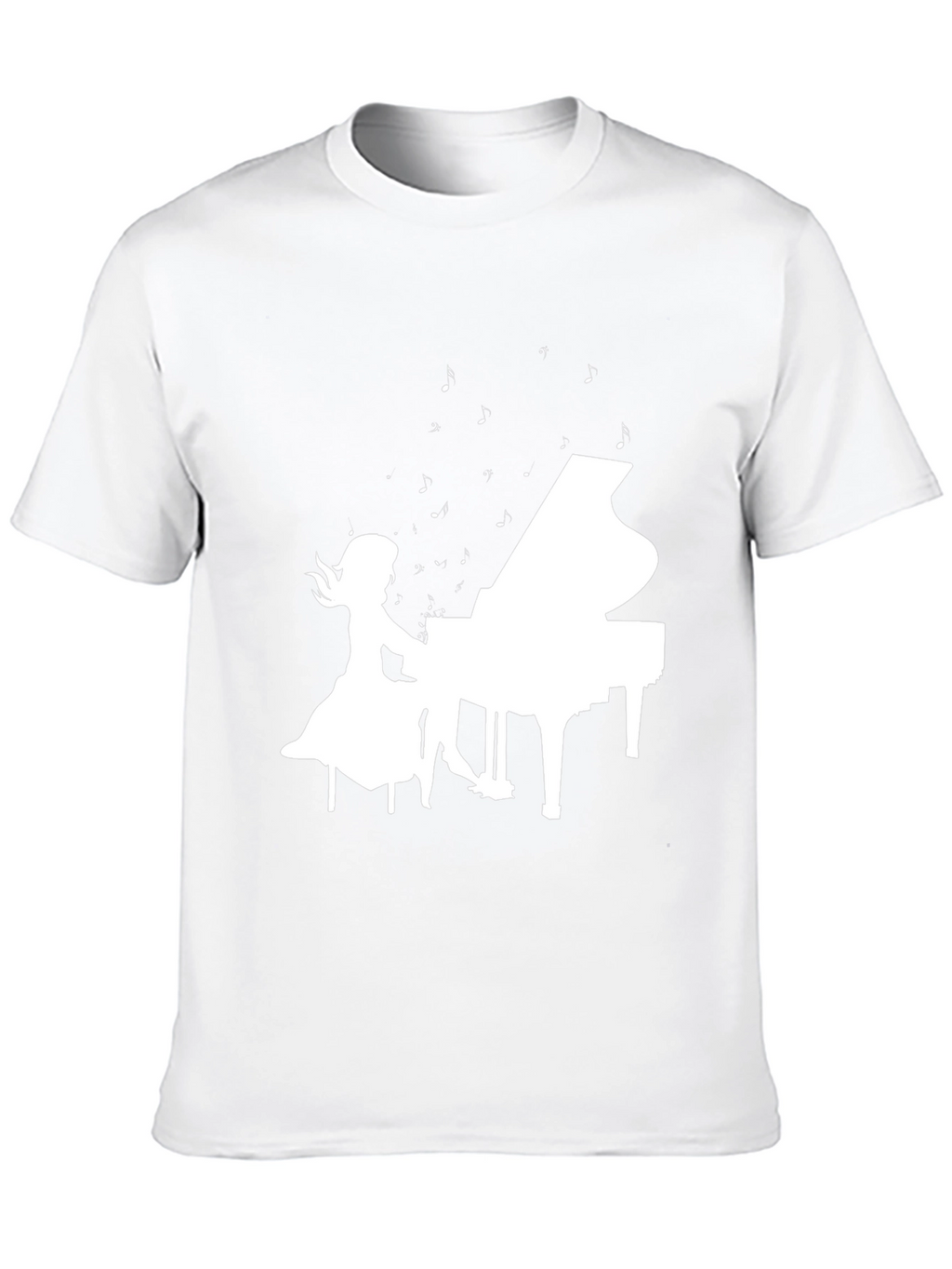 Piano Girl Graphic Tee - Musicians Style