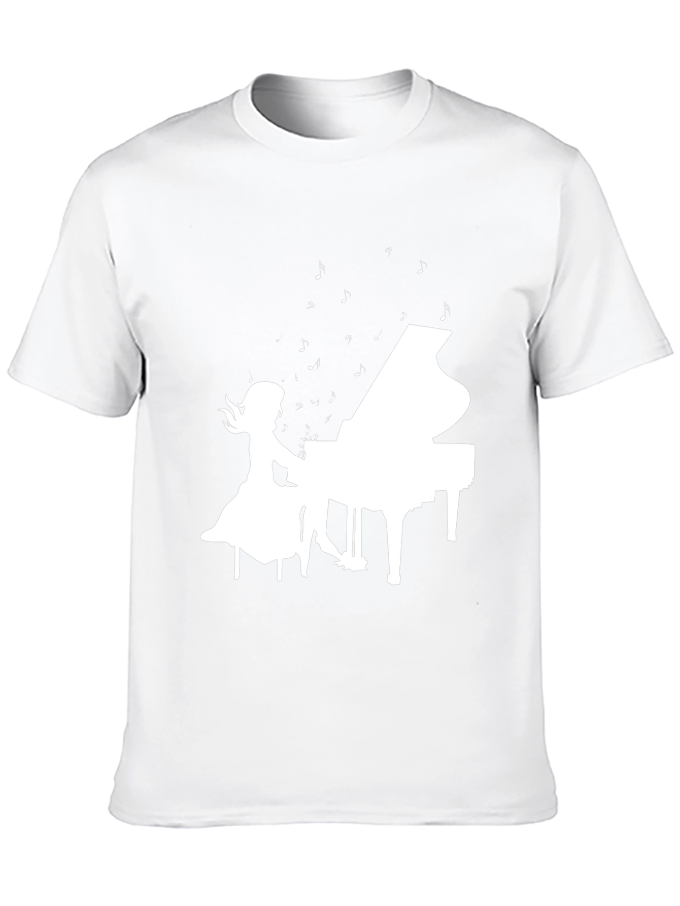 Piano Girl Graphic Tee - Musicians Style