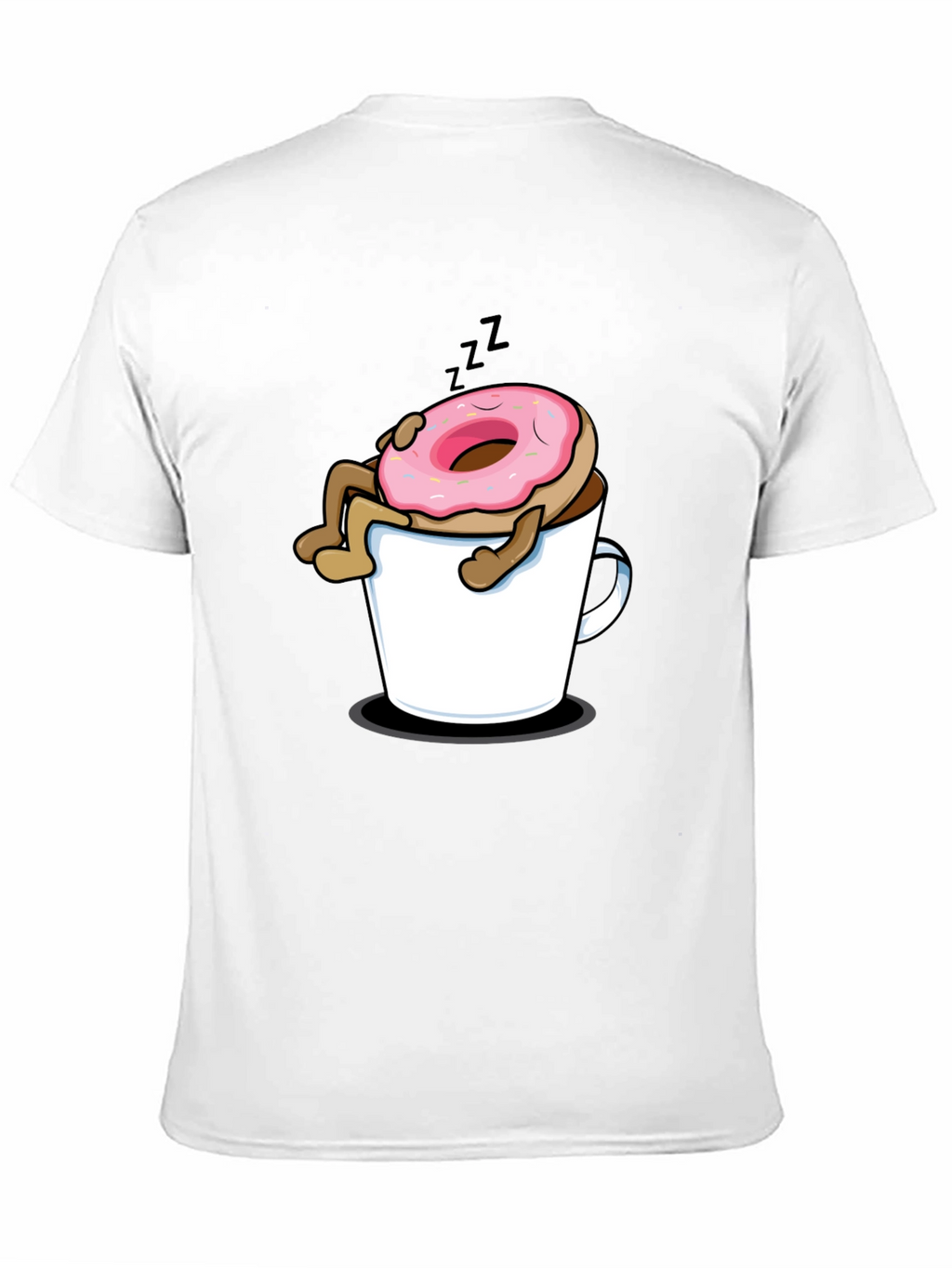Donut in Coffee Mug Graphic T-Shirt