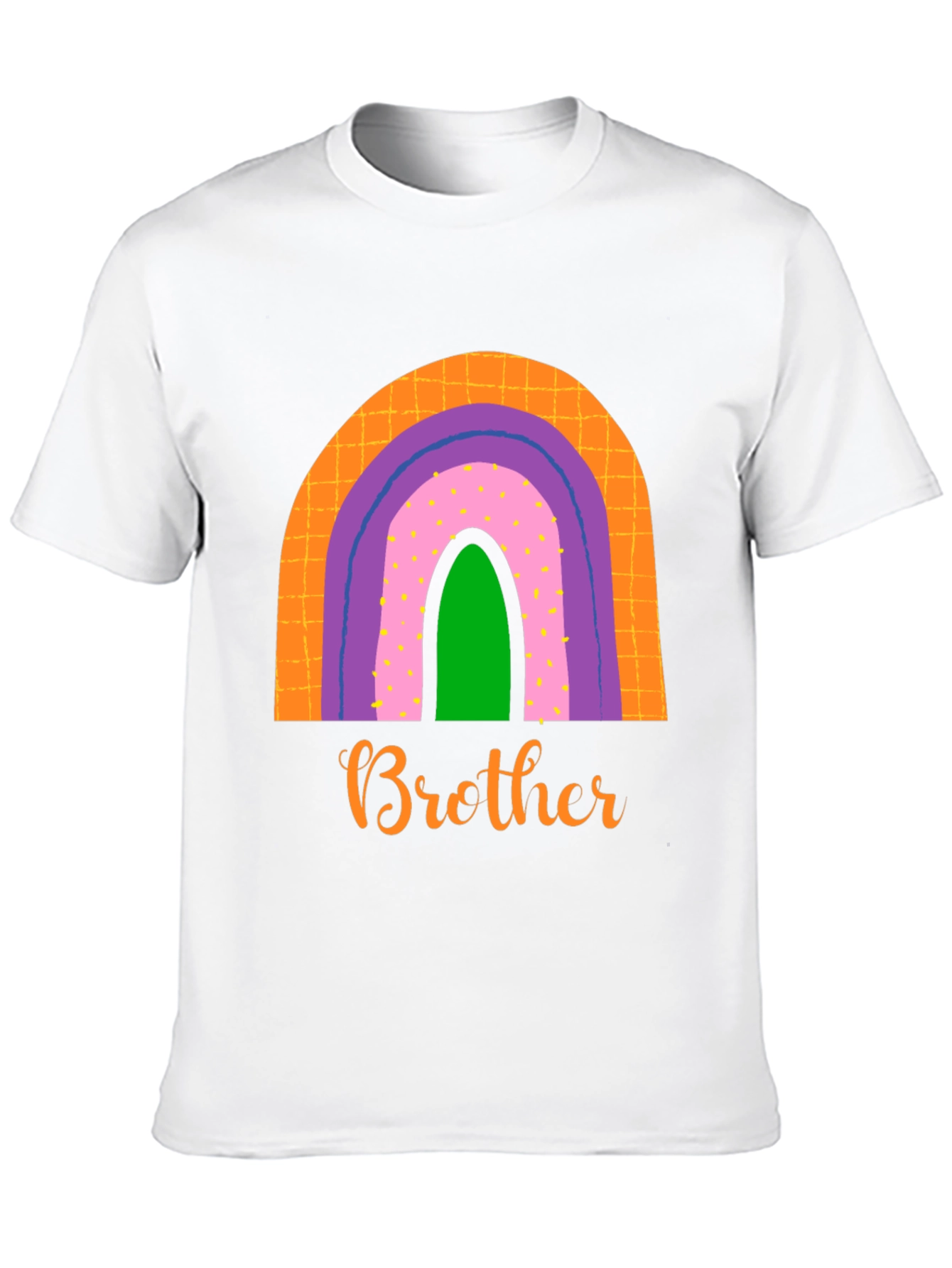 Brother Rainbow Graphic Tee - Family Matching Shirt