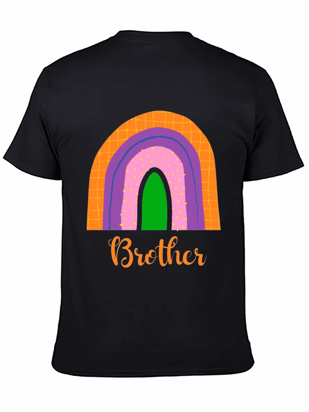 Brother Rainbow Graphic Tee - Family Matching Shirt