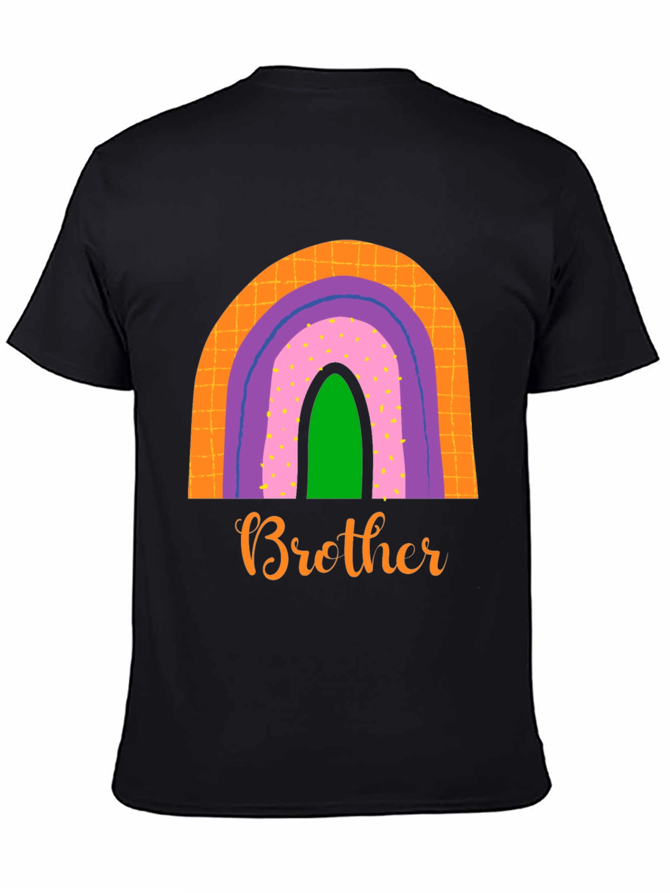 Brother Rainbow Graphic Tee - Family Matching Shirt