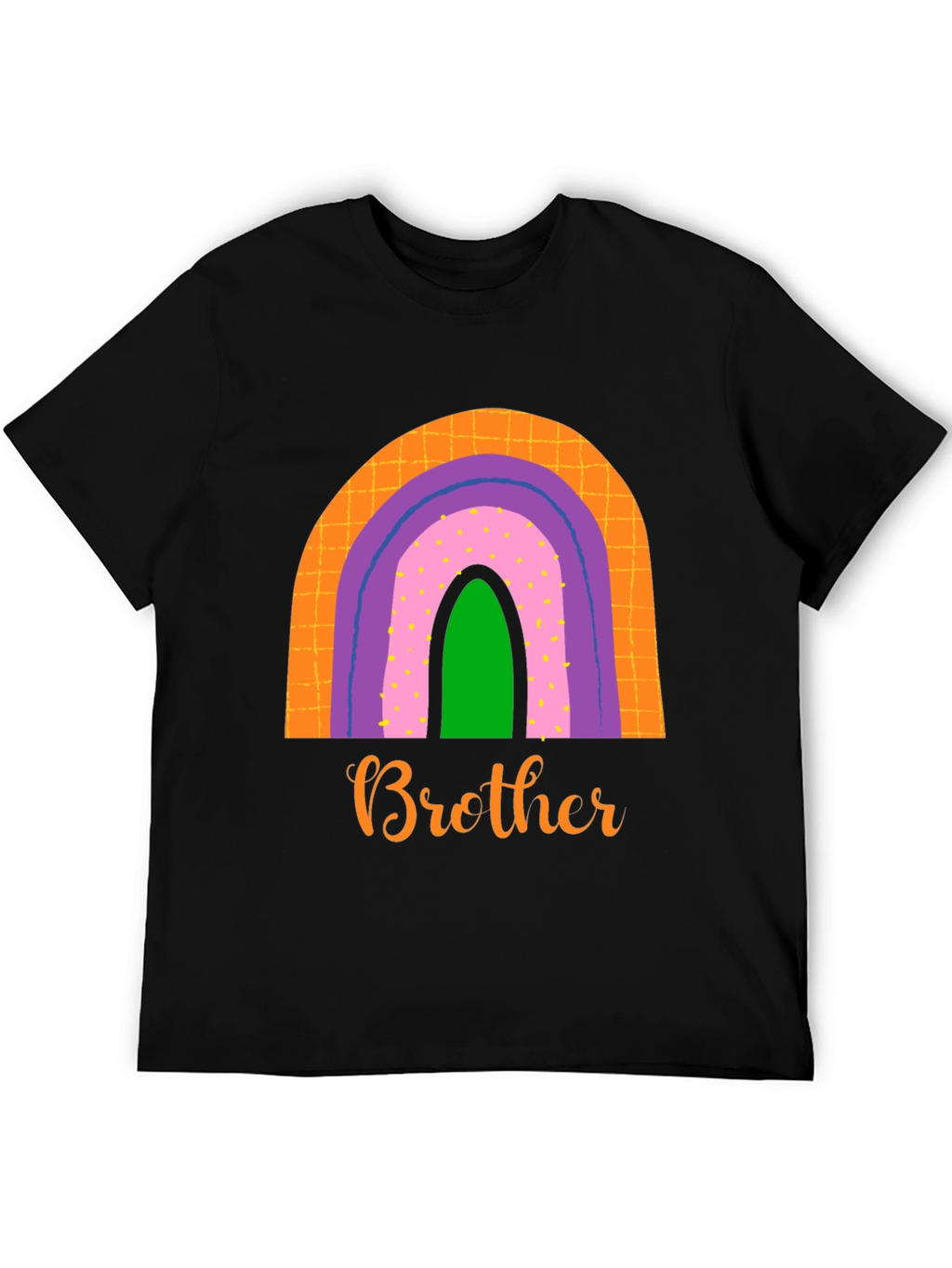Brother Rainbow Graphic Tee - Family Matching Shirt