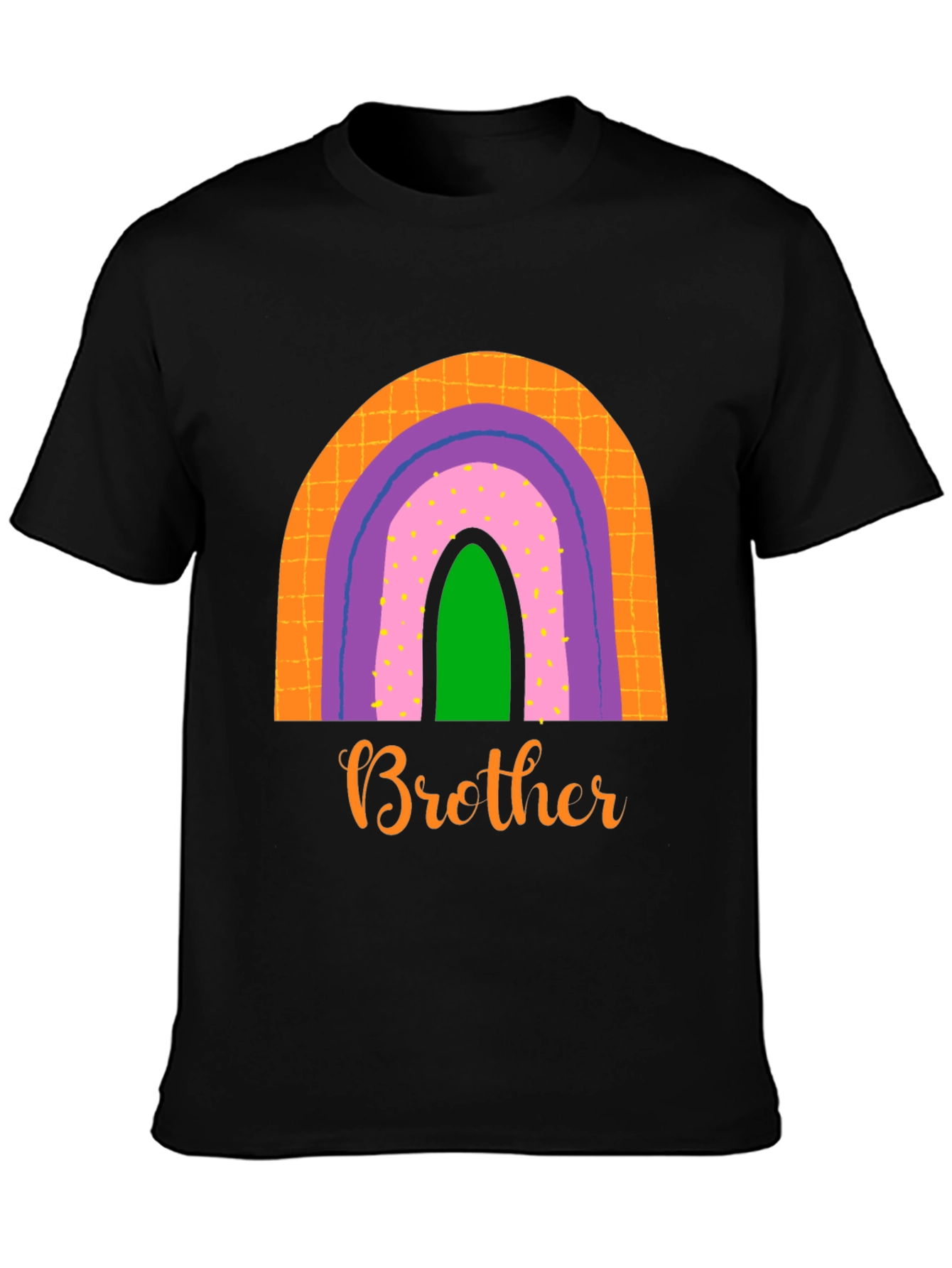 Brother Rainbow Graphic Tee - Family Matching Shirt