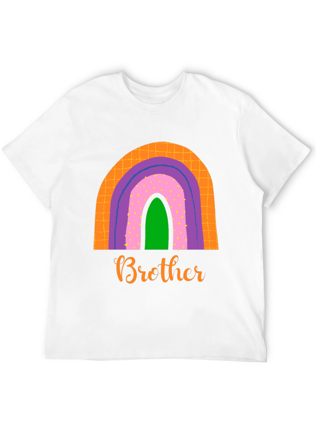 Brother Rainbow Graphic Tee - Family Matching Shirt