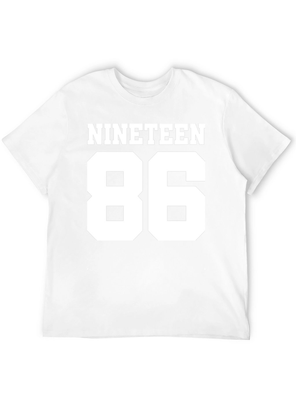 Nineteen 86 Black Tee - Retro Style