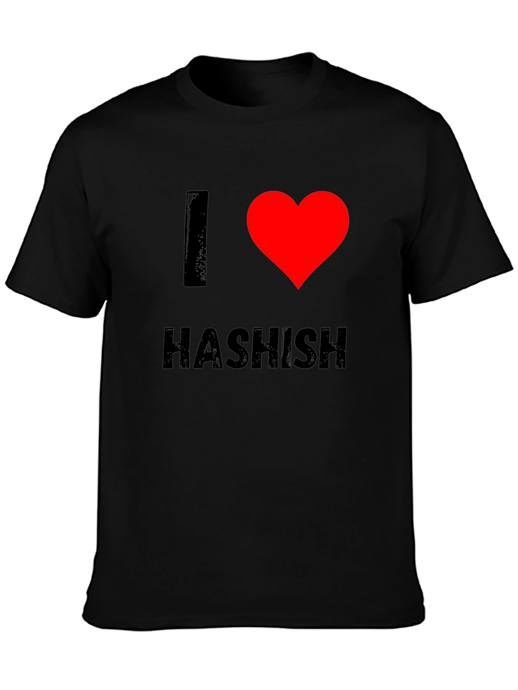 I Heart Hashish Graphic Tee - Black T-Shirt
