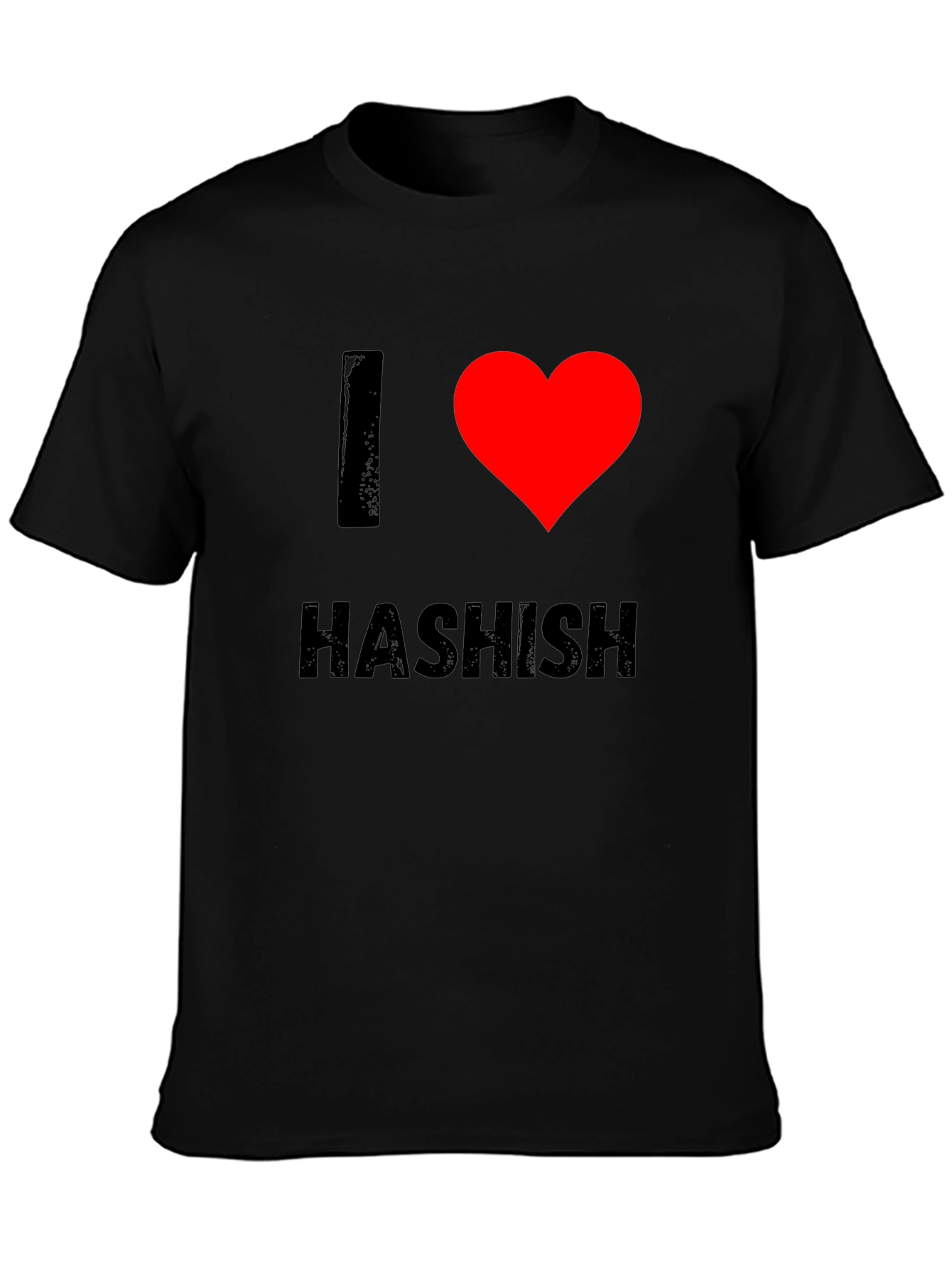 I Heart Hashish Graphic Tee - Black T-Shirt