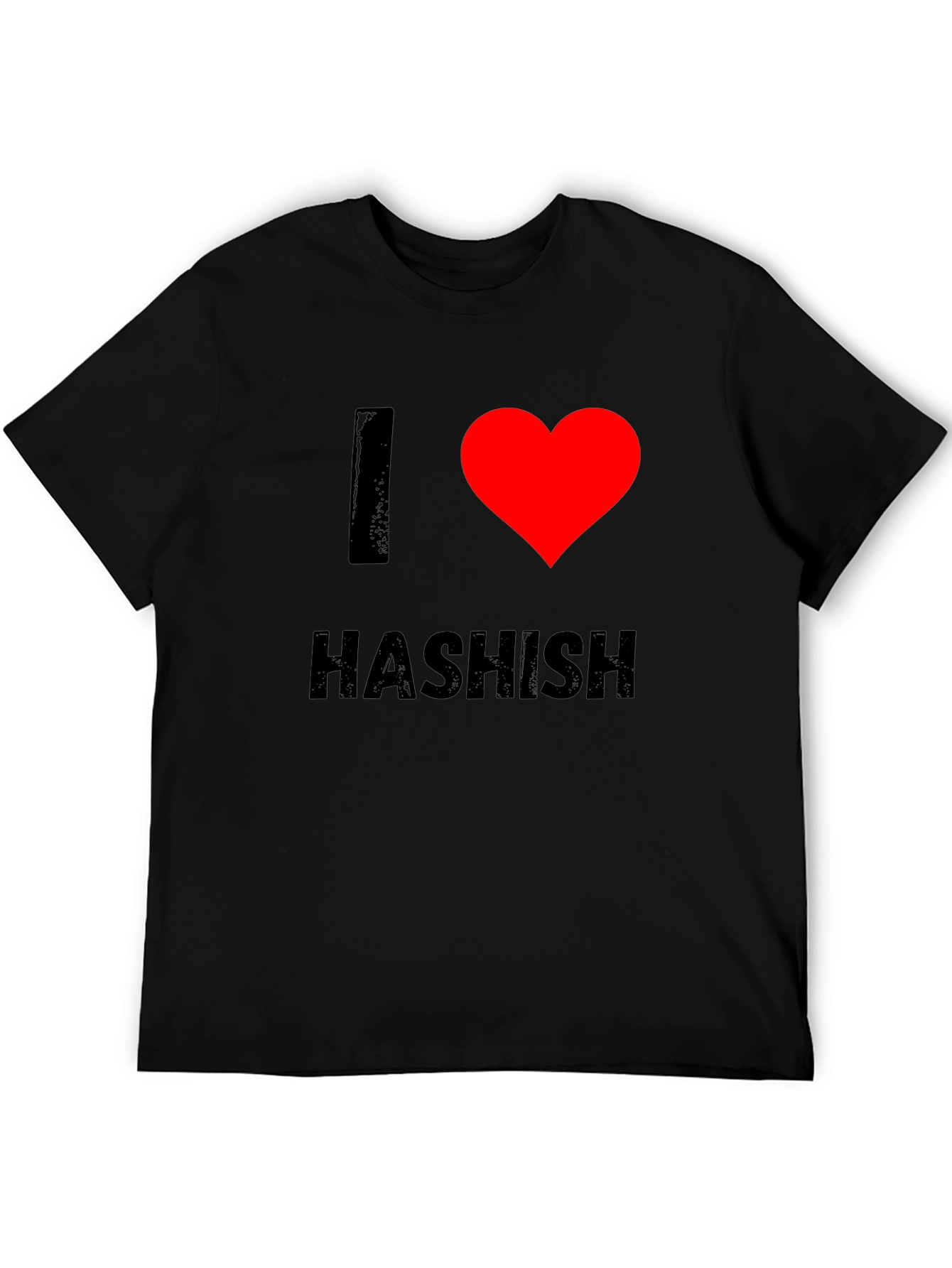 I Heart Hashish Graphic Tee - Black T-Shirt