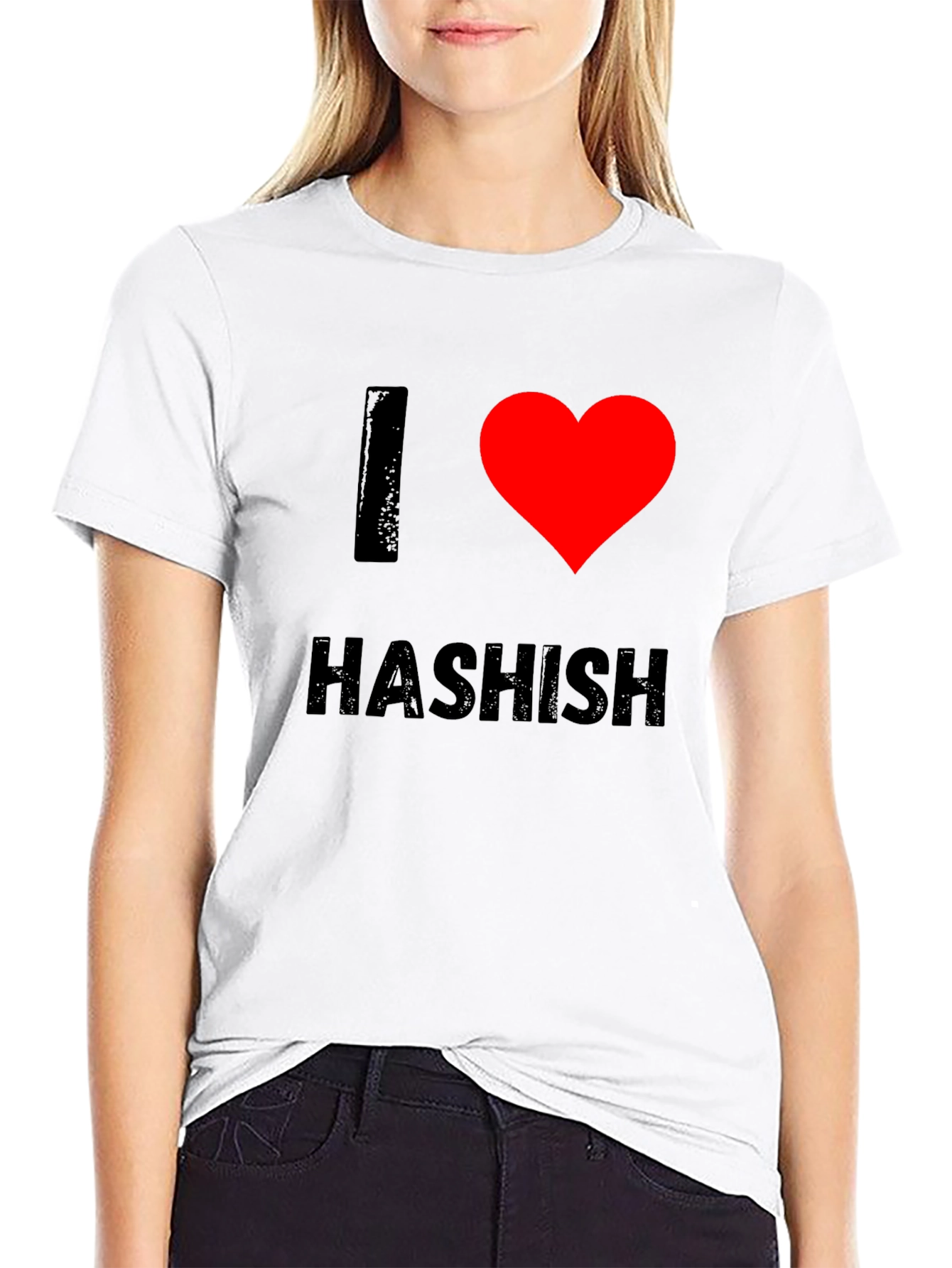 I Heart Hashish Graphic Tee - Black T-Shirt