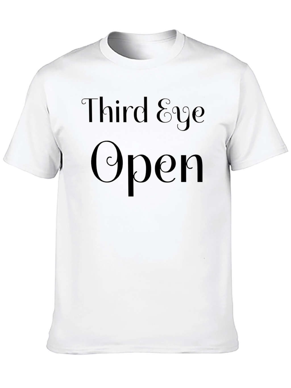 Third Eye Open Graphic Tee - Unisex Black T-Shirt