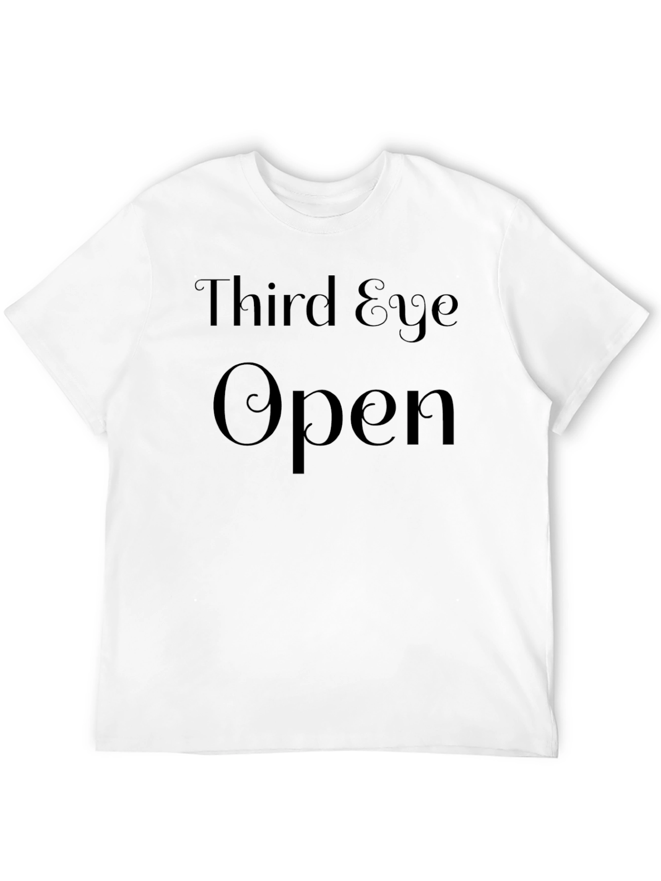 Third Eye Open Graphic Tee - Unisex Black T-Shirt