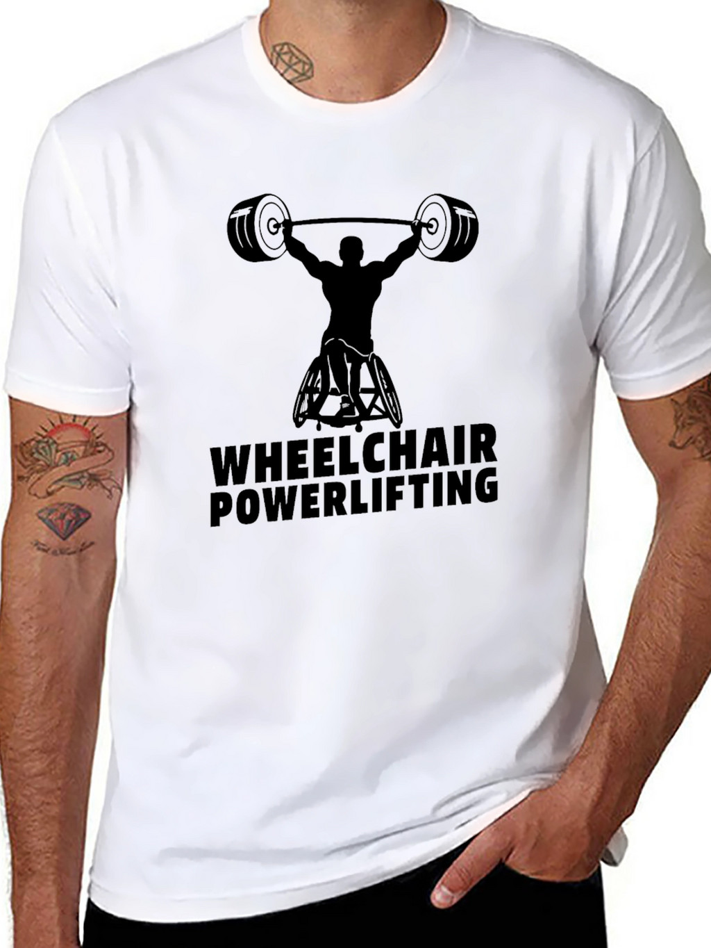 Wheelchair Powerlifting T-Shirt